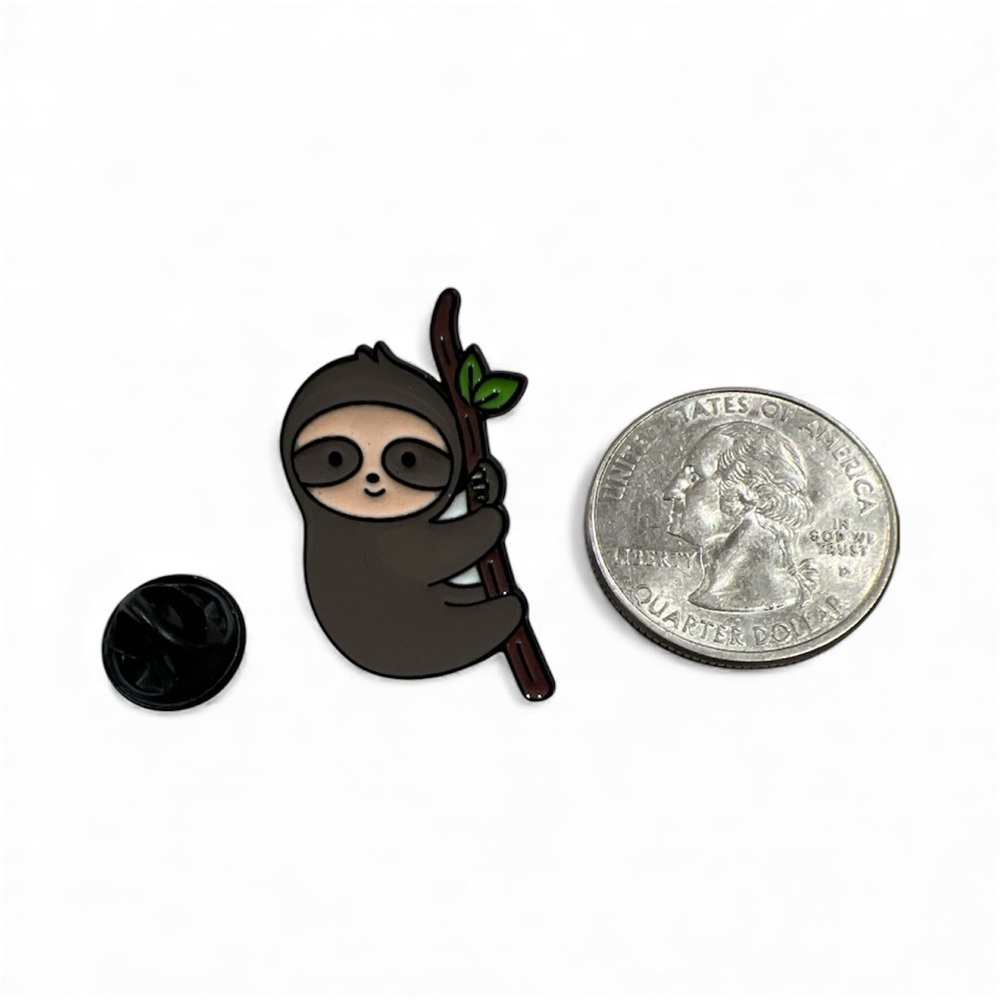 Sloth Enamel Pin - Picture 2 of 3